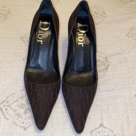 Dior | Shoes | Dior Monogram Heels | Poshmark